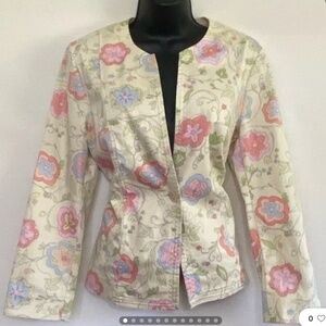 Vintage Sigrid Olsen Sport Petite Floral Blazer